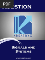 Signals and Systems Kuestion (EE) PDF