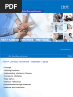 ABAP Objects Advanced - Interfaces: IBM Global Business Services