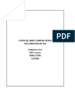 FORMATO LIBRO CV para Utilizar en Ejercicios