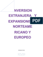 Historia Inverversion Extranjera y Expansionismo Norteamericano