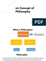 Basic Concept of Philosophy