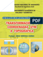 Transf. Coord. UTM Topo UNI