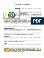 Texto - Os Pilares Da Sustentabilidade