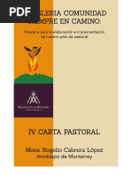 III Carta Pastoral La Iglesia en Camino