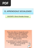 El Aprendizaje Socializado