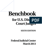 Benchbook US District Judges 6TH FJC MAR 2013 Public PDF