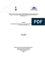 Perancangan Basis Data Terdistribusi Untuk Barang Dan Peralatan Di Balai Riset Dan Standardisasi Industri Palembanng