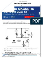 Transistor Relay Driver Circuit