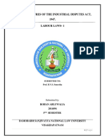 Salient Features of The Industrial Disputes Act