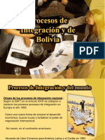 Procesos de Integracion y de Bolivia