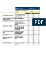 Cronograma de Medicina Preventiva 