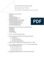 Latihan Soal Bab Struktur Atom Konfigurasi