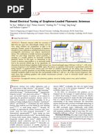 JP - Broad Electrical Tuning of Graphene-Loaded Plasmonic Antennas