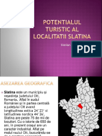 Potentialul Turistic Al Localitatii Slatina