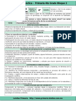 Plan 4to Grado - Bloque 2 Ciencias Naturales (2016-2017)