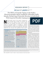 Selkowitz 2007 The Effects of Scapular Uspected Shoulder Impingement Syndrome