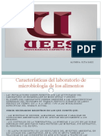 Características Del Laboratorio de Microbiología de Los Alimentos