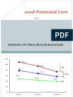 Home Based Postnatal Care: Training of Child Health Managers