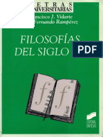 Filosofias Del Siglo XX Francisco Javier Vidarte y Jose Fernando Ramperez PDF