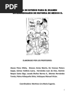 Examen de Historia II Cecyt PDF