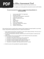 Lean Office Scorecard