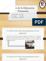 Fines de La Educación Panameña