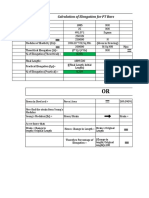 Elongation of PT Bar