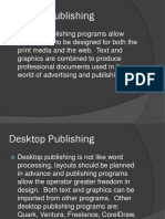 MS Publisher Parts and Functions