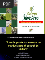 Manejo de Oidium - Grupo Silvestre