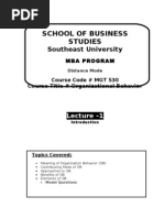 School of Business Studies: Southeast University