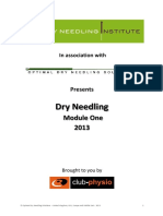 Module One Dry Needling