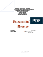 Integración Del Derecho