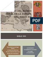 El Peso Del Mundo Rural en La Europa Del Siglo XVI