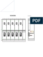 Vista Frontal de Tablero: Corte de Modulo D