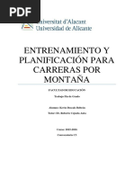 Entrenamiento y Planificacion para Carreras Por Monta DESCALS BELTRAN KEVIN