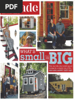 Parade Magazine Tiny House Article - 9 July 2017