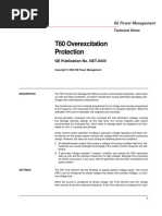 GE T60 Overexcitation Protection PDF