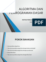 Algoritma Dan Pemrograman Dasar (Pertemuan-3)