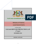 Ministry of Interior, Local Governments: Puntland Government of Somalia