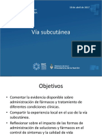 USO DE LA VIA SUBCUTÁNEA EN CUIDADOS PALIATIVOS - Cibersalud