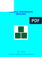 Financial Performance Measures