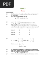 Cbse Xii Hots Matrix Chapter 3