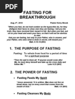 The Anchor // Fasting For Breakthrough // August 4th, 2010