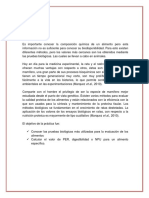 Pruebas Biológicas de Asimilación de Proteínas