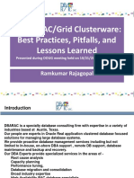 11gR2 RAC/Grid Clusterware: Best Practices, Pitfalls, and Lessons Learned