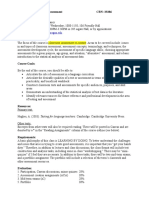 Tdelaney@uoregon - Edu: LT 449/549: Testing and Assessment CRN: 33386 Spring 2017