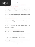 Uniformly Most Powerful (UMP) Test