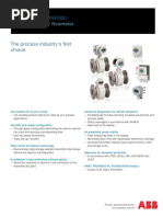 Electromagnetic Flowmeter ProcessMaster FEP300 ABB