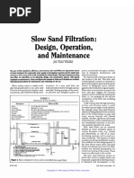 Slow Sand Filtration: Design, Operation, and Maintenance: Jan Teun Visscher