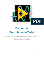 Prácticas Con "Reportgenerationtoolkit": Generación de Un Reporte A Partir de Una Adquisición de Datos de Temperatura